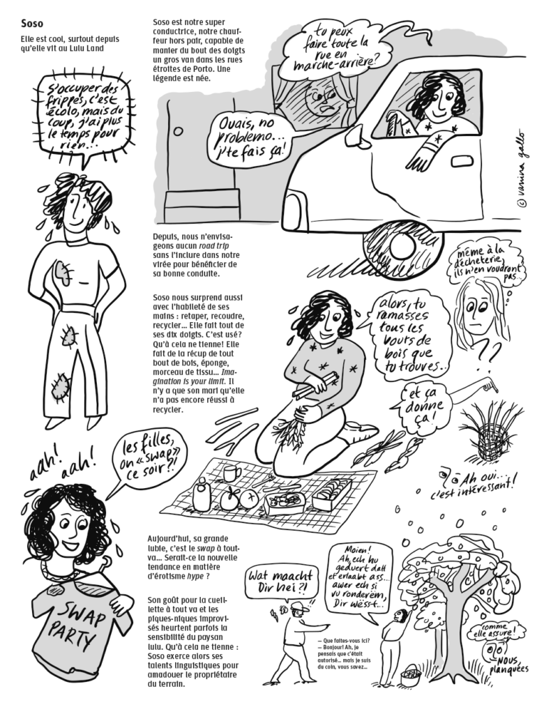 « Girls qui roulent », un roman graphique de Vanina Gallo. Épisode 10, Soso.