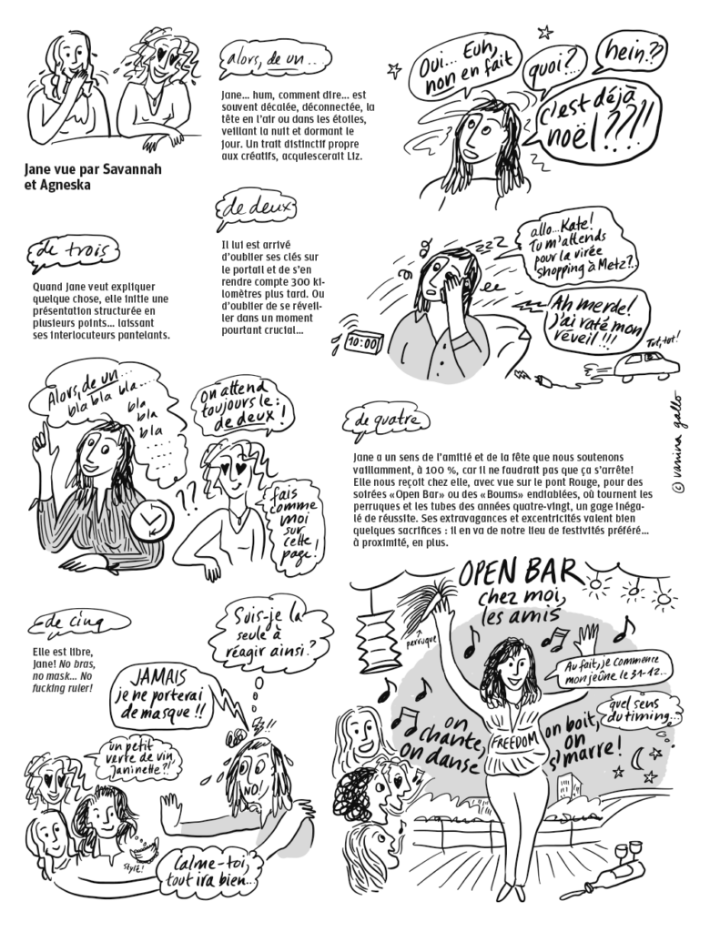 « Girls qui roulent », un roman graphique de Vanina Gallo. Épisode 13, Jane.