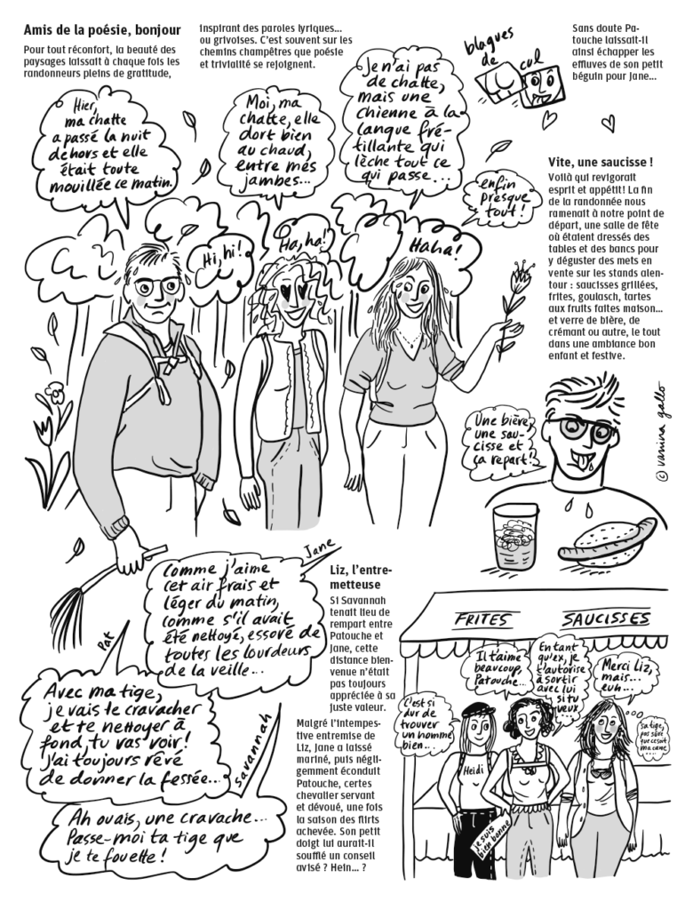 « Girls qui roulent », un roman graphique de Vanina Gallo. Épisode 19, les marches populaires.
