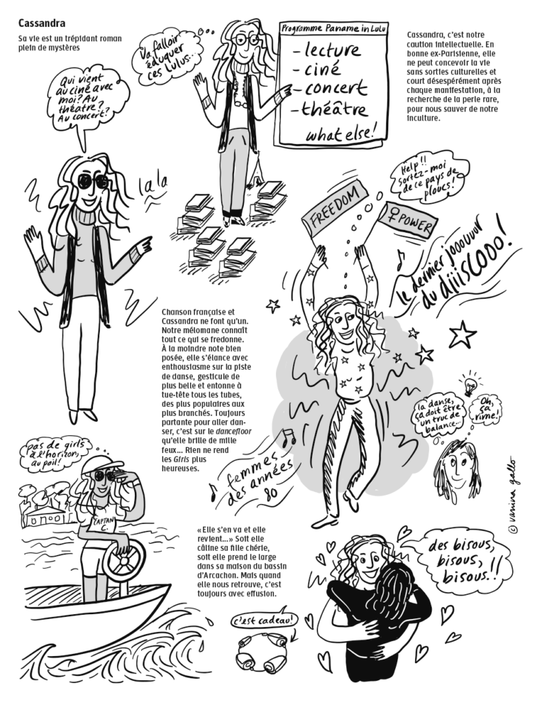 « Girls qui roulent », un roman graphique de Vanina Gallo. Épisode 9, Cassandra.