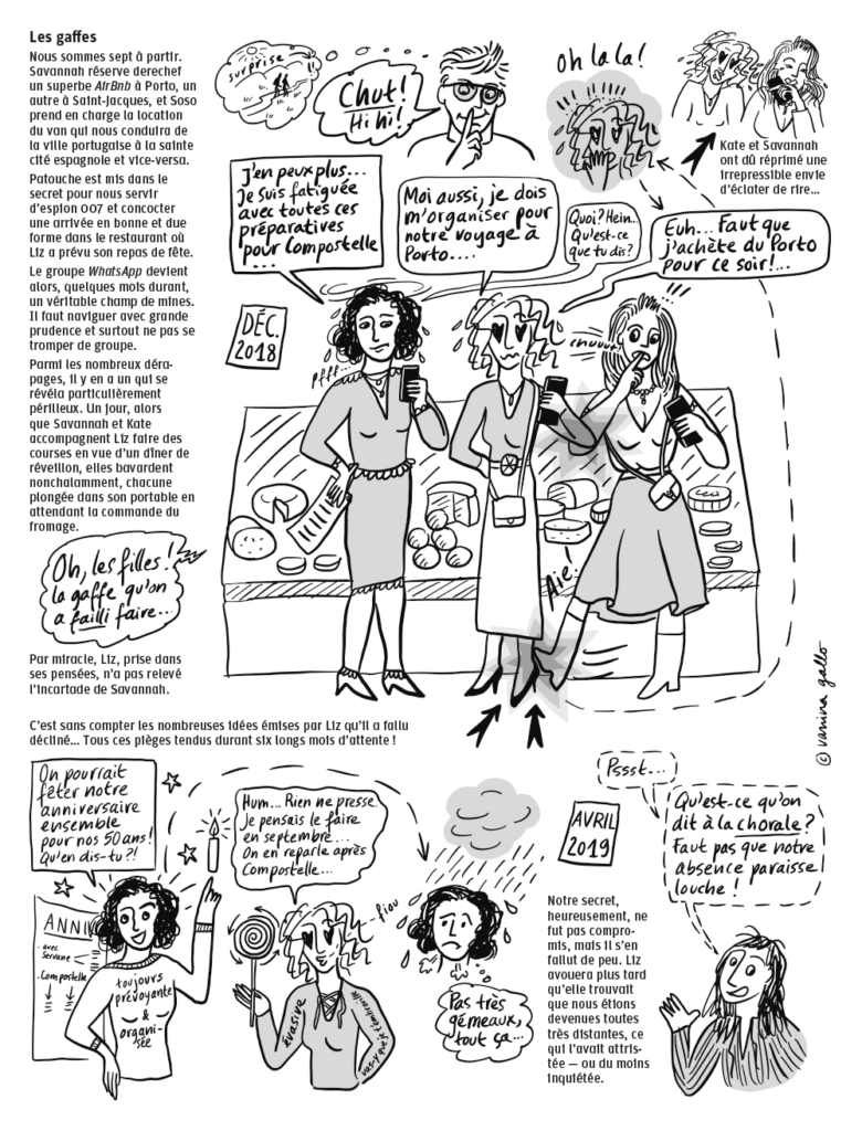 « Girls qui roulent », un roman graphique de Vanina Gallo. Épisode 20, Porto-Compostelle.