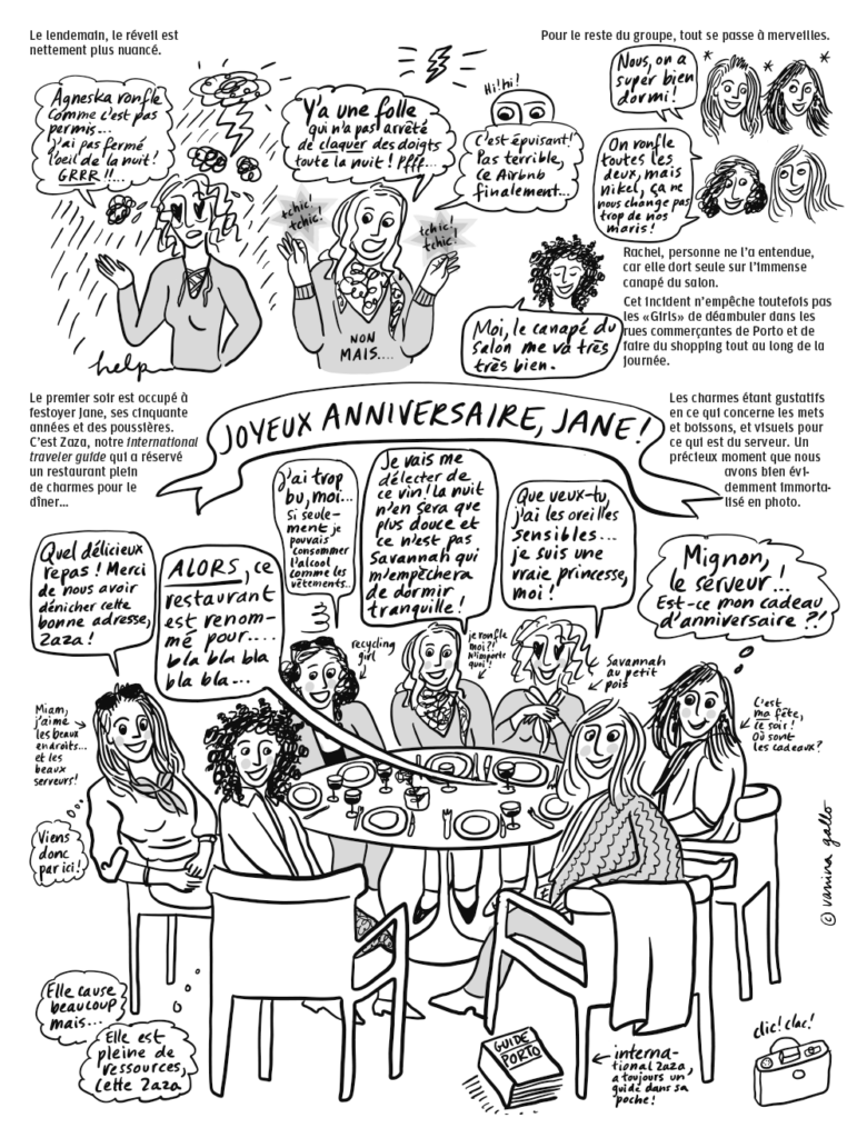« Girls qui roulent », un roman graphique de Vanina Gallo. Épisode 20, Porto-Compostelle.